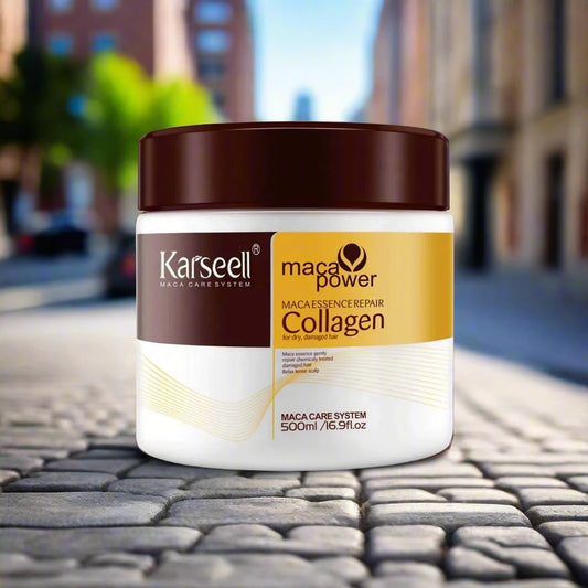 Karseell Collagen Deep Repair Conditioning Argan Oil Collagen Hair Mask - 500 ml