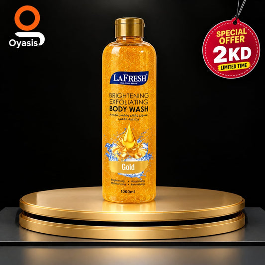 LA'FRESH Gold Exfoliating Body Wash 1000ml Kuwait