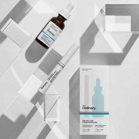 The Ordinary The Hair, Lash & Brow Density Set.