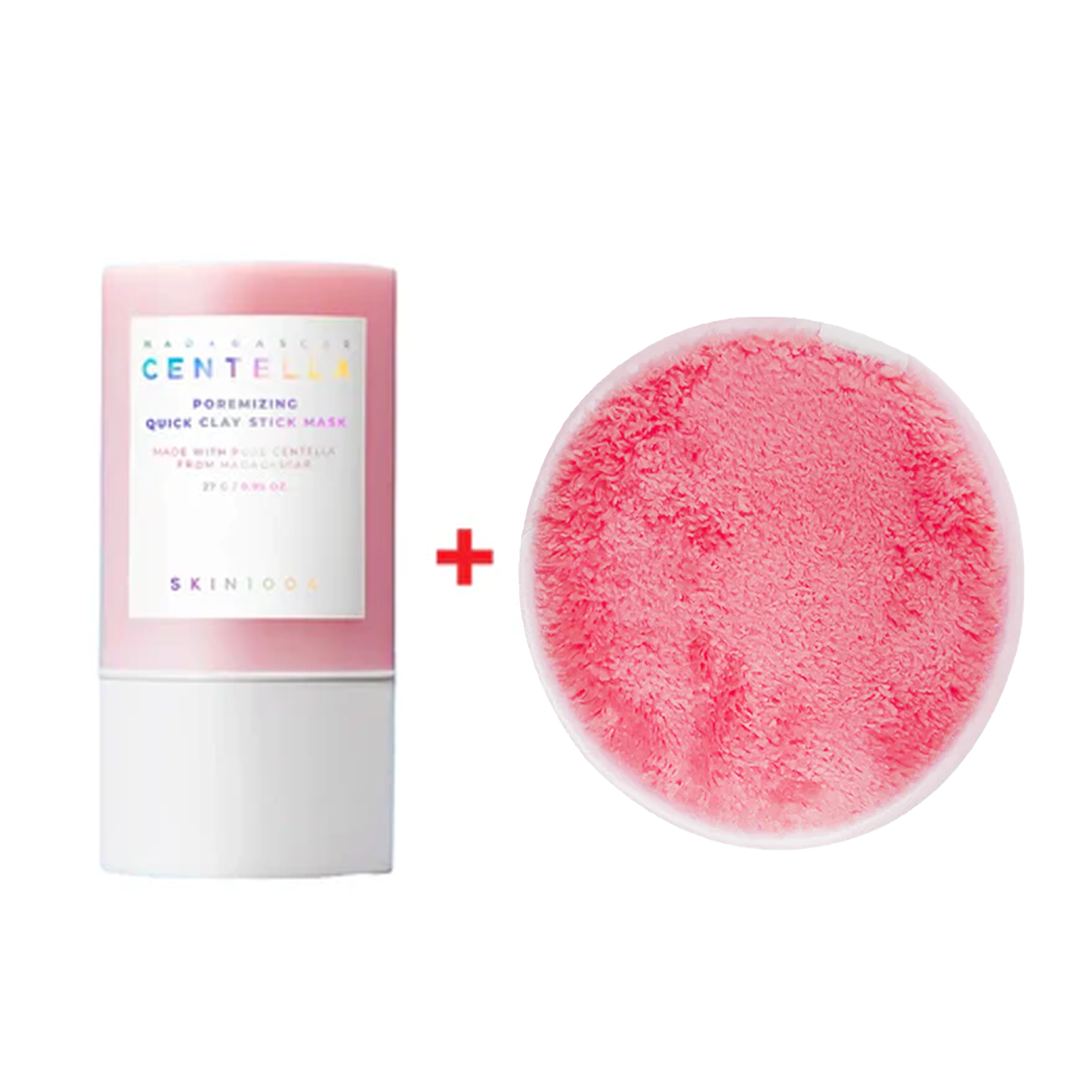 SKIN1004 Centella Poremizing Quick Clay Stick Mask - 27g + FREE Makeup Remover Pad