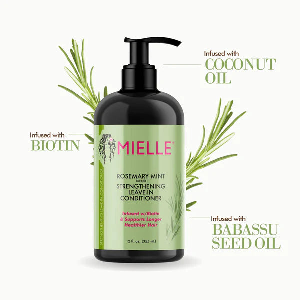 Mielle Rosemary Mint Blend Strengthing Leave In Conditioner - (355ml)