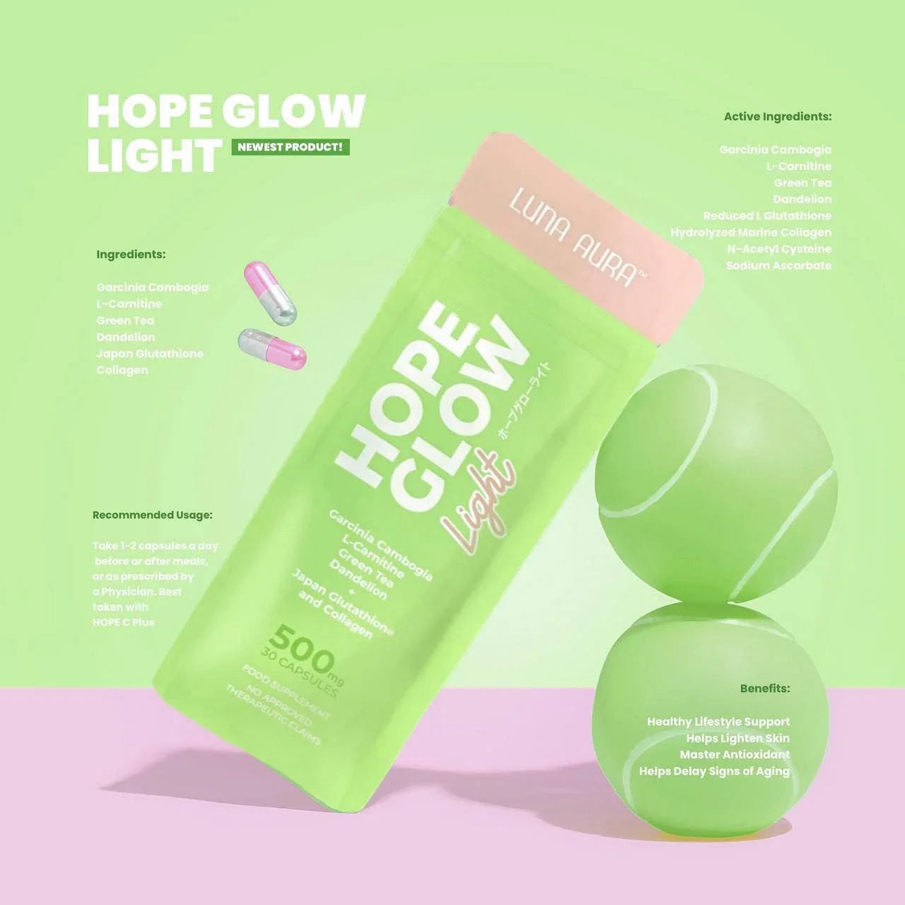 Luna Aura Hope Glow Light-30s