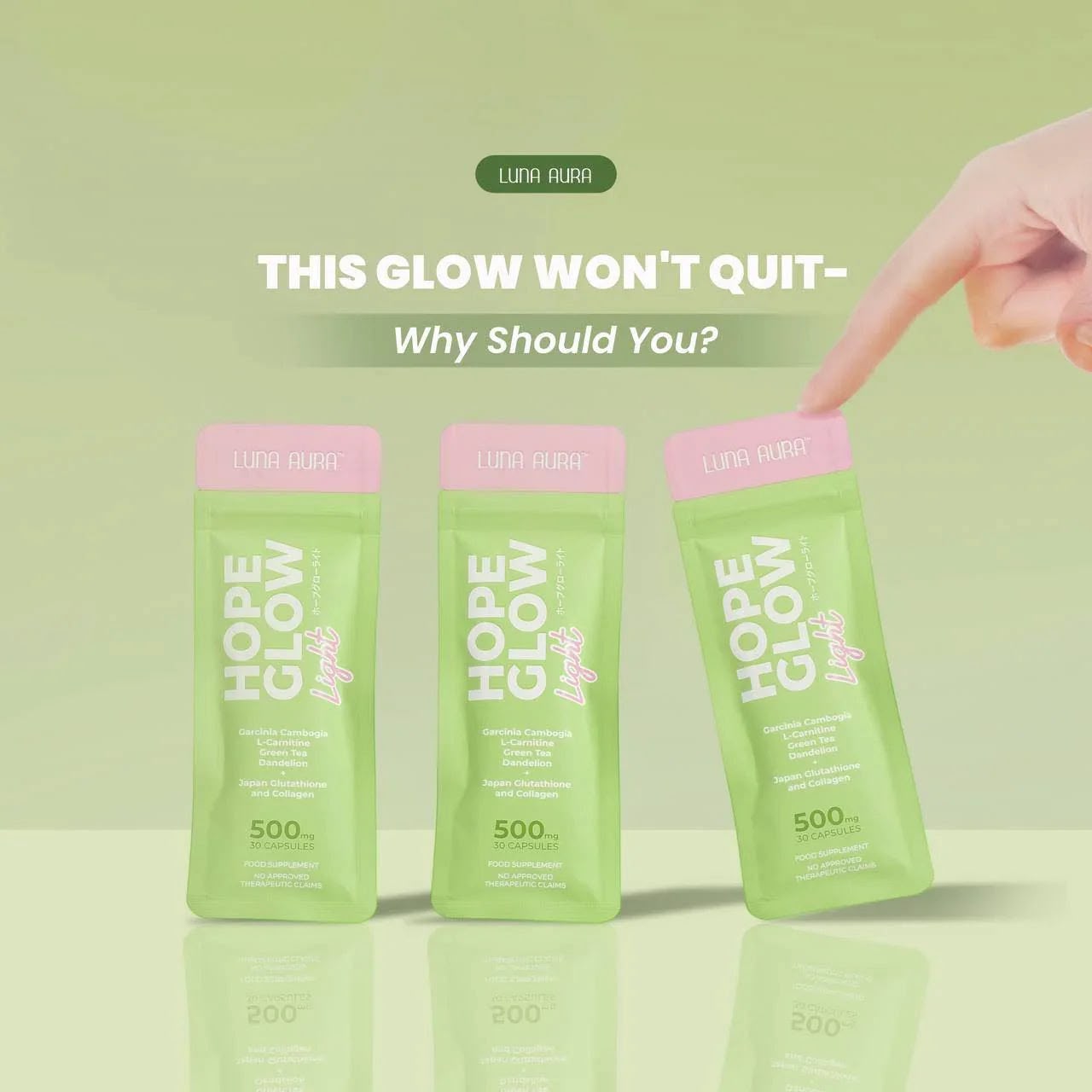 Luna Aura Hope Glow Light-30s