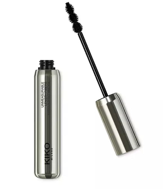 Kiko extension effect mascara unmeasurable length fibers.