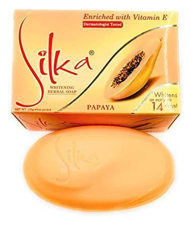 Silka Papaya Soap – 135g (3 pieces)