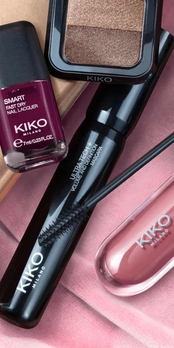 Kiko extension effect mascara unmeasurable length fibers.